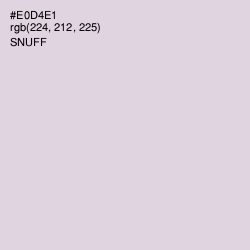 #E0D4E1 - Snuff Color Image