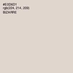 #E0D6D1 - Bizarre Color Image
