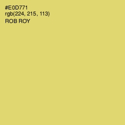 #E0D771 - Rob Roy Color Image