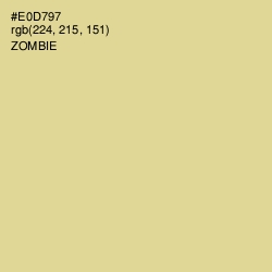 #E0D797 - Zombie Color Image