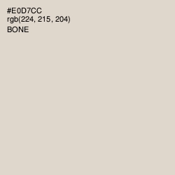#E0D7CC - Bone Color Image