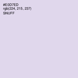 #E0D7ED - Snuff Color Image