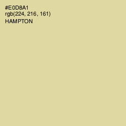 #E0D8A1 - Hampton Color Image