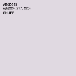 #E0D9E1 - Snuff Color Image