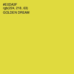 #E0DA3F - Golden Dream Color Image