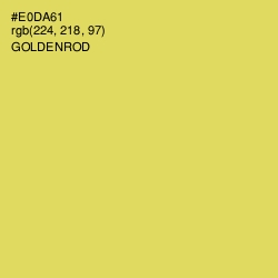 #E0DA61 - Goldenrod Color Image