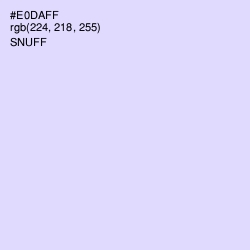 #E0DAFF - Snuff Color Image