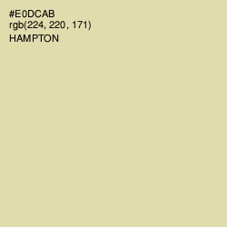 #E0DCAB - Hampton Color Image