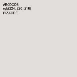 #E0DCD8 - Bizarre Color Image
