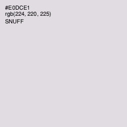 #E0DCE1 - Snuff Color Image