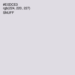 #E0DCE3 - Snuff Color Image