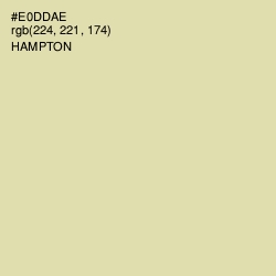 #E0DDAE - Hampton Color Image