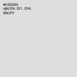 #E0DDE0 - Snuff Color Image