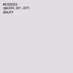 #E0DDE3 - Snuff Color Image