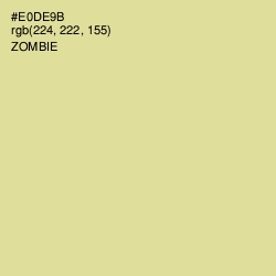 #E0DE9B - Zombie Color Image