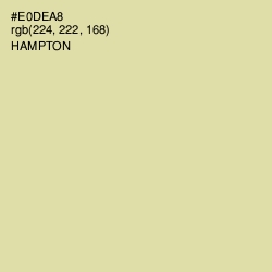 #E0DEA8 - Hampton Color Image