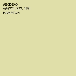 #E0DEA9 - Hampton Color Image