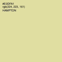 #E0DFA1 - Hampton Color Image