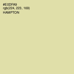 #E0DFA9 - Hampton Color Image