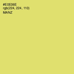 #E0E06E - Manz Color Image