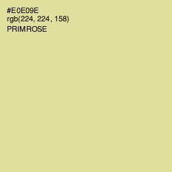 #E0E09E - Primrose Color Image