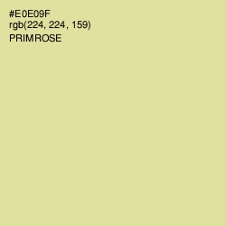 #E0E09F - Primrose Color Image