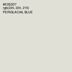 #E0E0D7 - Periglacial Blue Color Image