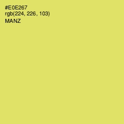 #E0E267 - Manz Color Image