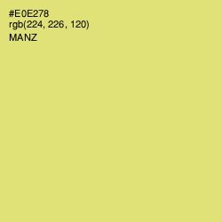 #E0E278 - Manz Color Image