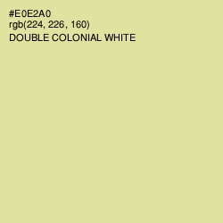 #E0E2A0 - Double Colonial White Color Image