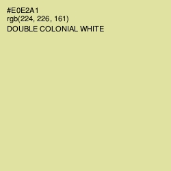 #E0E2A1 - Double Colonial White Color Image