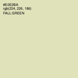 #E0E2BA - Fall Green Color Image