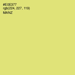 #E0E377 - Manz Color Image