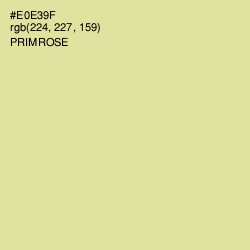 #E0E39F - Primrose Color Image