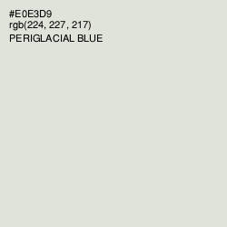 #E0E3D9 - Periglacial Blue Color Image