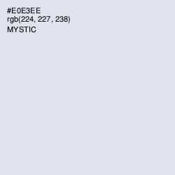 #E0E3EE - Mystic Color Image