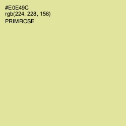 #E0E49C - Primrose Color Image