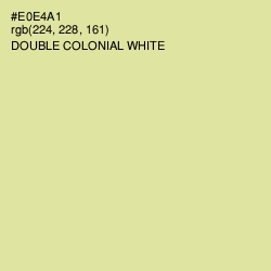 #E0E4A1 - Double Colonial White Color Image