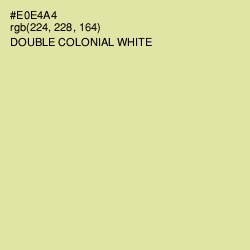 #E0E4A4 - Double Colonial White Color Image