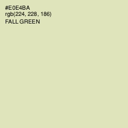 #E0E4BA - Fall Green Color Image