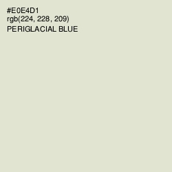 #E0E4D1 - Periglacial Blue Color Image