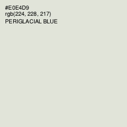 #E0E4D9 - Periglacial Blue Color Image