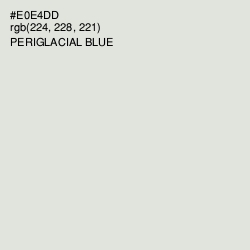 #E0E4DD - Periglacial Blue Color Image