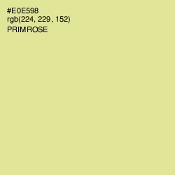 #E0E598 - Primrose Color Image