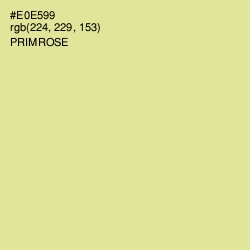 #E0E599 - Primrose Color Image