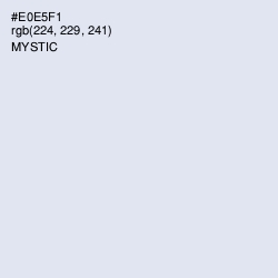 #E0E5F1 - Mystic Color Image