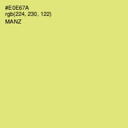 #E0E67A - Manz Color Image