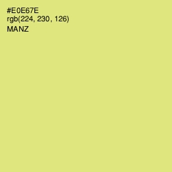 #E0E67E - Manz Color Image