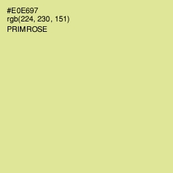 #E0E697 - Primrose Color Image
