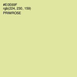 #E0E69F - Primrose Color Image